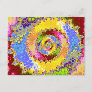 Colorama Spiral Postkarte