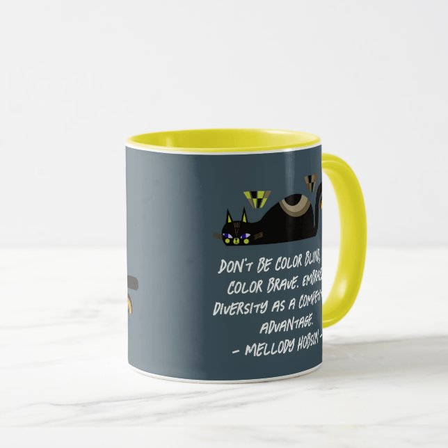 COLORBLIND CAT-TASSE TASSE (VorderseiteRechts)