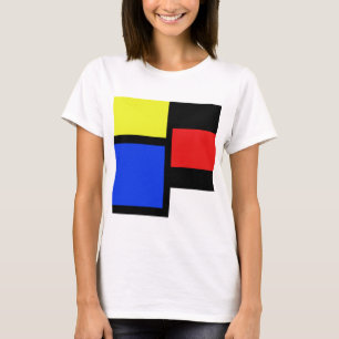 Colorblock-T - Shirt in Primärfarben