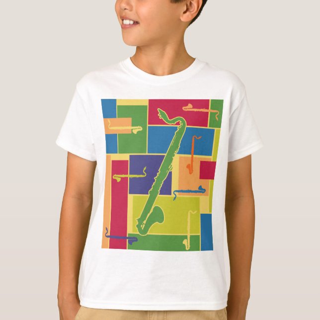 Colorblocks scherzt T - Shirt (Vorderseite)