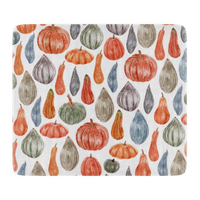 Colorcolor Pumpkins Collection  Schneidebrett (Vorderseite)