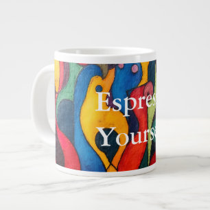 Colorcube 2 Colorful Cubism Spezielle Tasse