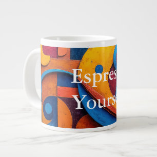 Colorcube 5 Colorful Cubism Spezielle Tasse