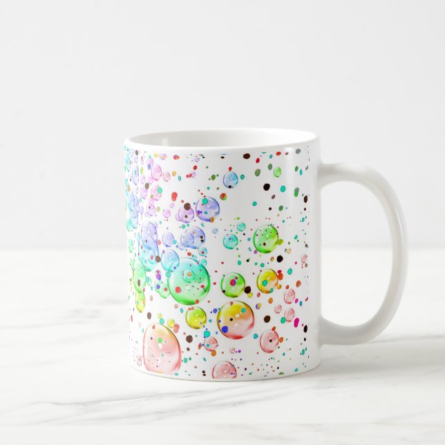 Colored Bubbles Coffee Mug Kaffeetasse (Rechts)