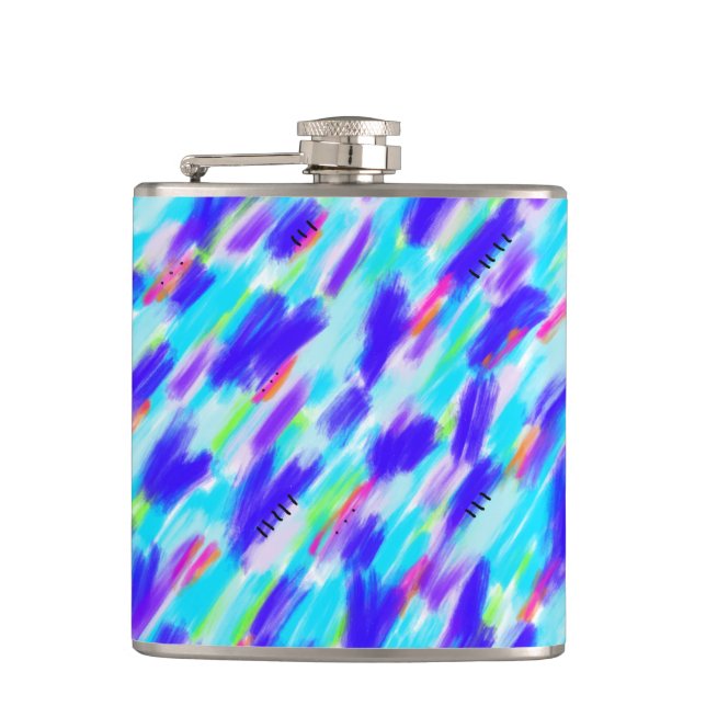 Colored Chaos Flask Flachmann (Vorderseite)