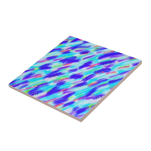 Colored Chaos-Keramik Fliese (Seite)