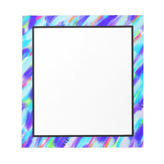 Colored Chaos Notepad Notizblock (Vorderseite)