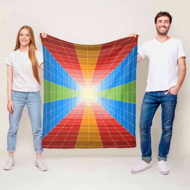 Colored Cube Fleecedecke (Beispiel)