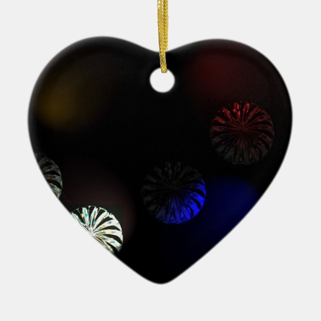 Colored Cystal Imager Keramik Ornament (Vorne)