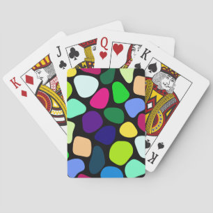 Colored Flat Stone Mosaik I + Ihre Ideen Spielkarten