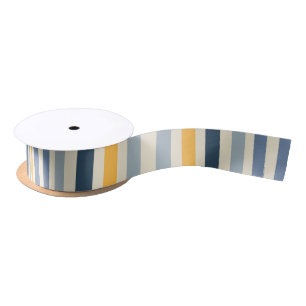 Colored Lines Satin Ribbon Satinband