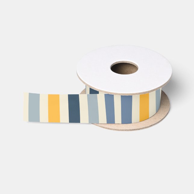 Colored Lines Satin Ribbon Satinband (Spule)
