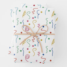 Colored Party Confetti Pattern