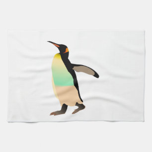 Colored Peguin Handtuch