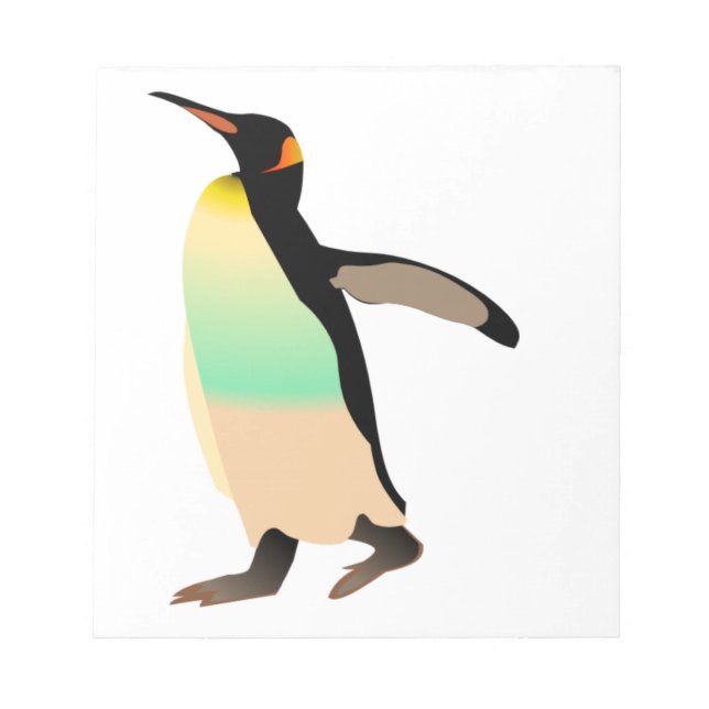Colored Peguin Notizblock (Vorderseite)