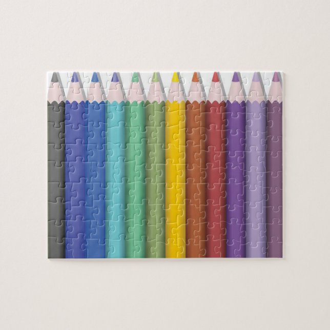Colored Pencil Puzzle (Horizontal)