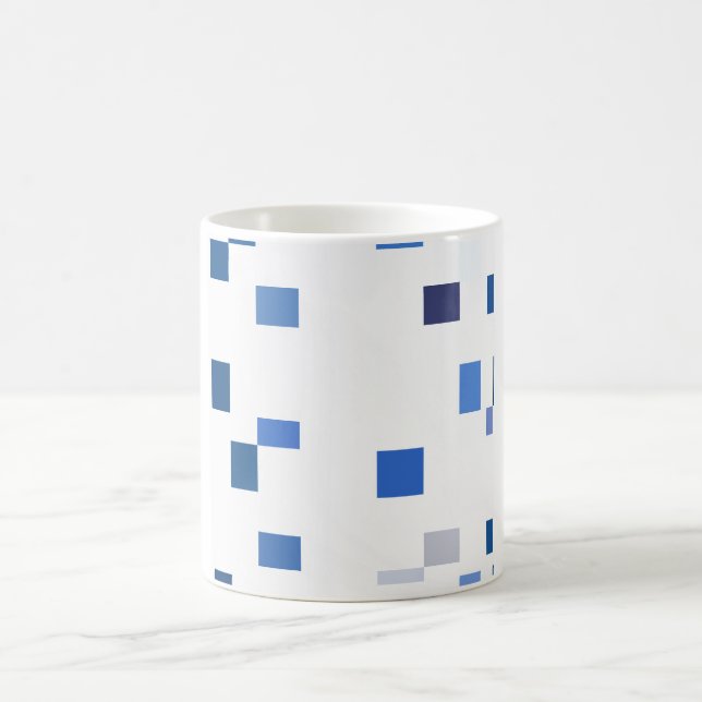 Colored Rectangles Kaffeetasse (Mittel)