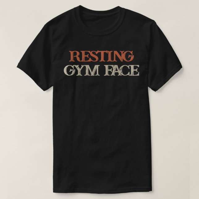 Colored Saying, Resting Gym Face Pullover  (Design vorne)