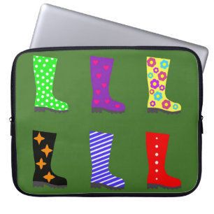 Colored Wellies Laptopschutzhülle