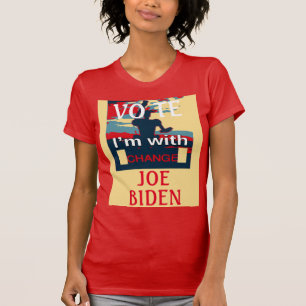 Colorful 2024 Ich bin mit Ihm Vote für Joe Biden U T-Shirt