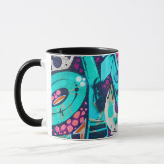 Colorful Abstract ArtMug Vibrant Artistic CoffeCup Tasse