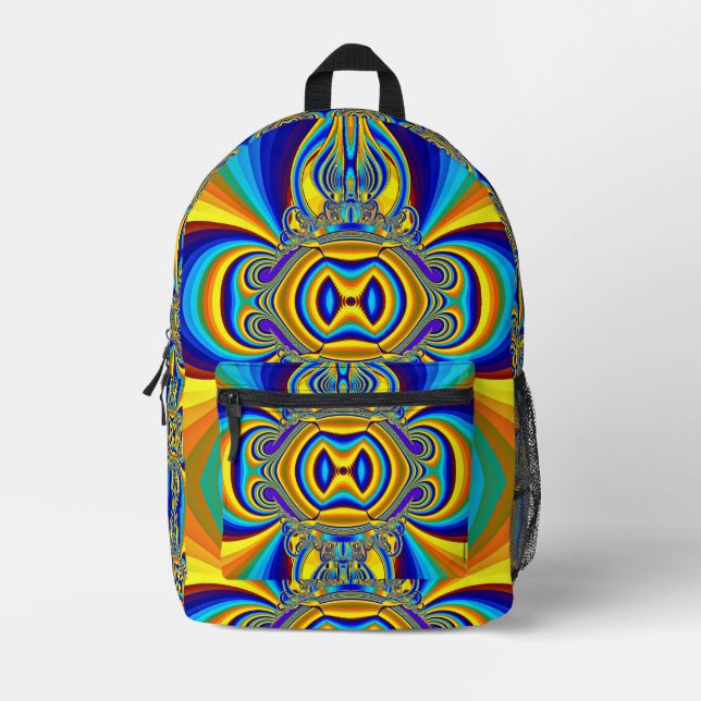 Colorful Abstract Background-14334 Bedruckter Rucksack (Vorderseite)