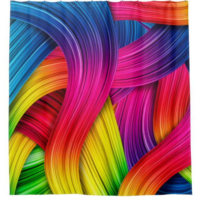 colorful abstract backgroundbackground,color,abstr duschvorhang (Vorderseite)