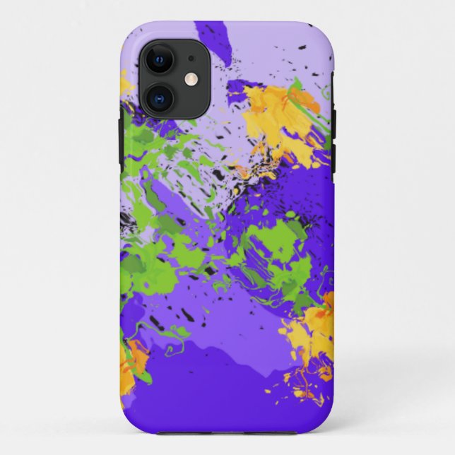 Colorful abstract energy wave Case-Mate iPhone hülle (Rückseite)