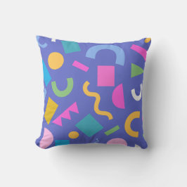Colorful Abstract Geometric Memphis Style Pattern Kissen