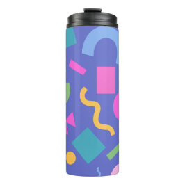 Colorful Abstract Geometric Memphis Style Pattern Thermosbecher