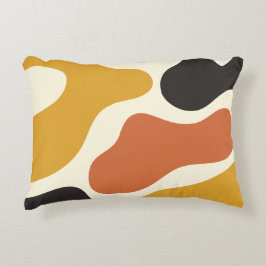 colorful Abstract mustard yellow &orang Dekokissen