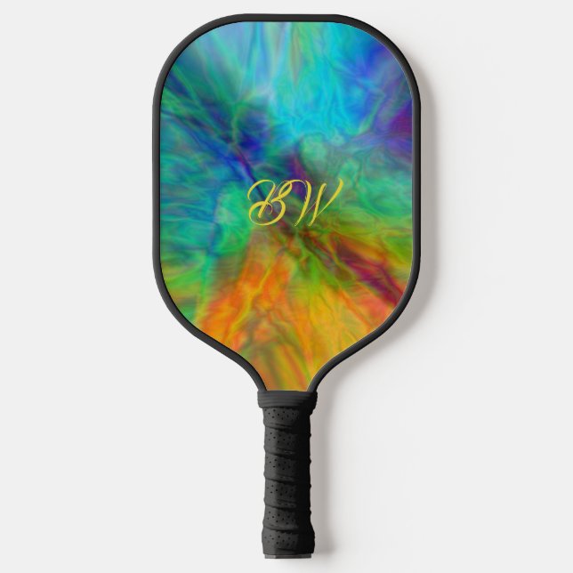 Colorful Abstract Pickleball Paddle (Vorderseite)