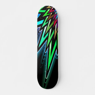 Colorful Abstract Star Skateboard