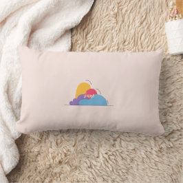 Colorful Abstract Throw Pillow Lendenkissen