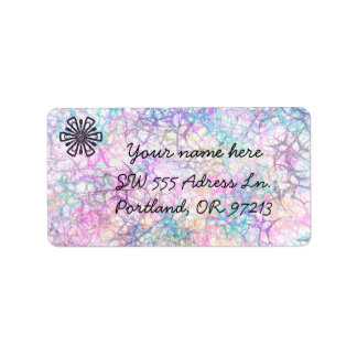 Colorful Adressaufkleber