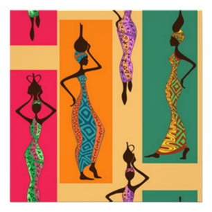 Colorful African Fotodruck