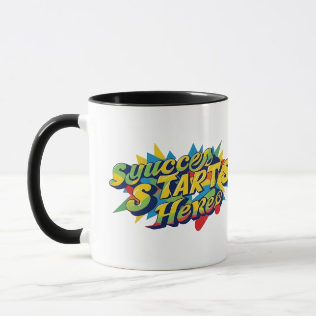 "Colorful Ambition Artwork" Tasse (Links)