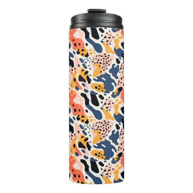 Colorful Animal Print 03 Thermosbecher (Vorderseite)