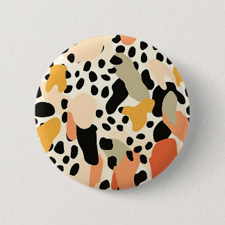 Colorful Animal Print 05 Button