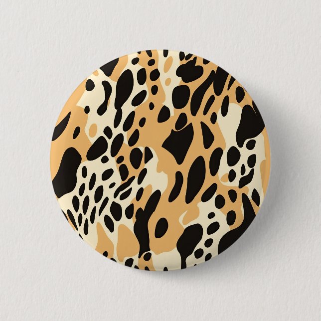 Colorful Animal Print 08 Button (Vorderseite)
