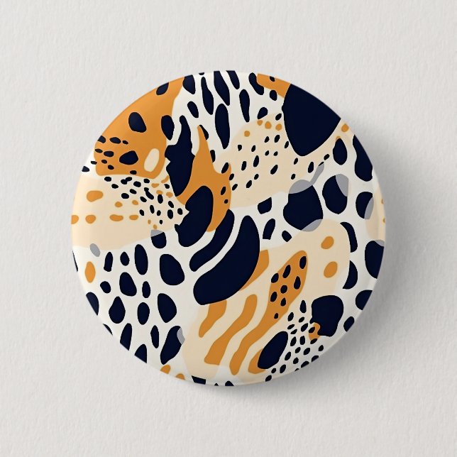 Colorful Animal Print 12 Button (Vorderseite)