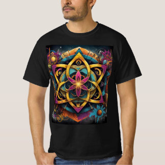 Colorful Art - Boho Spirituelle Blume Design T-Shirt