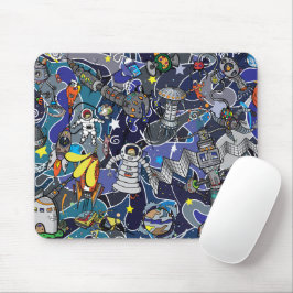 Colorful Art Characters Mouse Pad Creative Design Mousepad