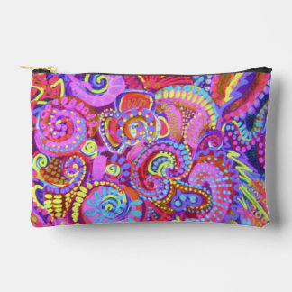 Colorful Art Makeup Bag #1-Original Fashion Design Zubehörtasche