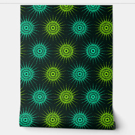 Colorful Art Nouveau Dodeca Astroids Pattern Tapete