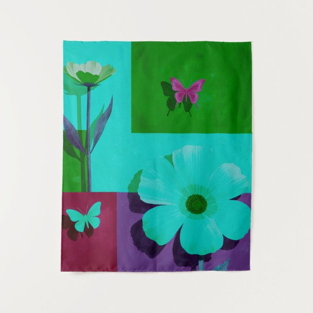 Colorful Art Tapestry Wandteppich (Vorderseite)