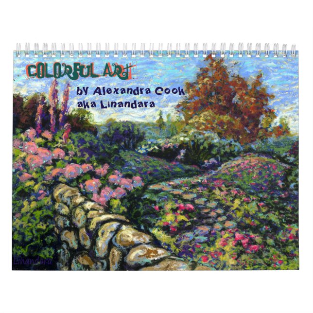 Colorful Art von Alexandra Cook alias Linandara Kalender (Titelbild)