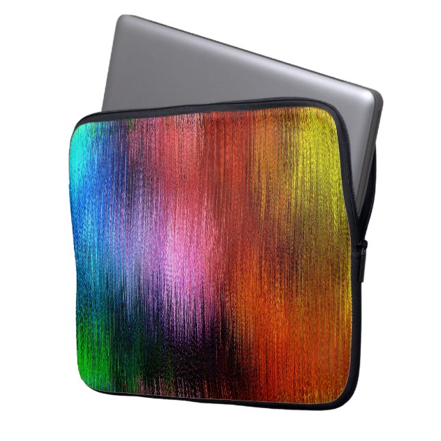 Colorful Background Pattern Laptopschutzhülle (Vorderseite Links)