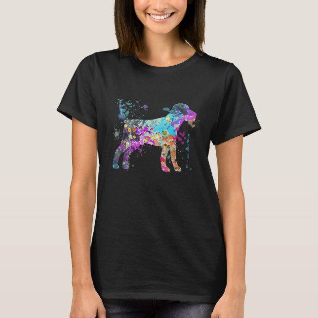 Colorful Beagle   Dog Beagle T-Shirt (Vorderseite)