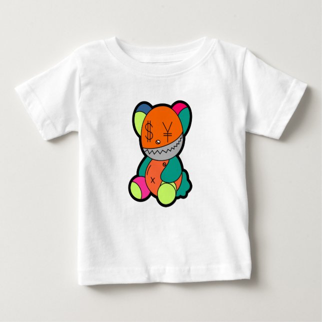 Colorful bear baby t-shirt (Vorderseite)